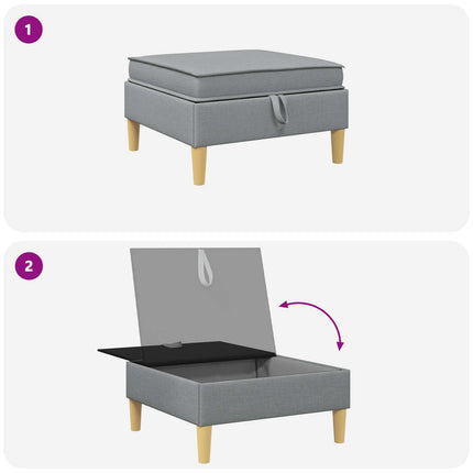 Soffa med förvaring Tyg