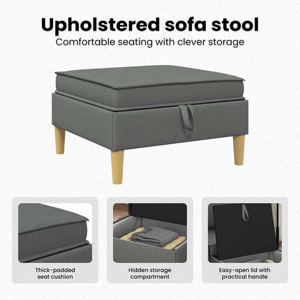 Soffa med förvaring Tyg