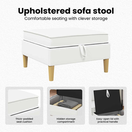 Soffa med förvaring Tyg