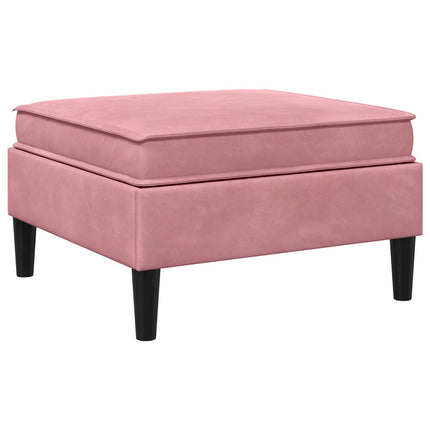 Soffpuff med förvaring Rosa Sammet