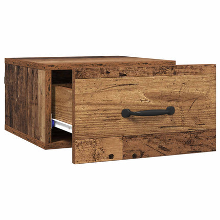 Nattduksbord Gammalt trä 35 x 35 x 20 cm Konstruerat trä