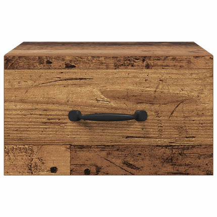 Nattduksbord Gammalt trä 35 x 35 x 20 cm Konstruerat trä