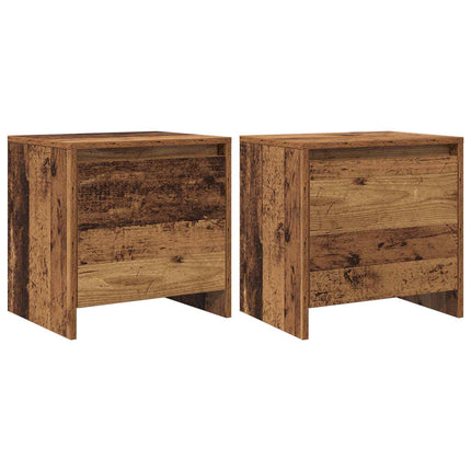 Nattduksbord Gammalt trä 45 x 34 x 44,5 cm Konstruerat trä