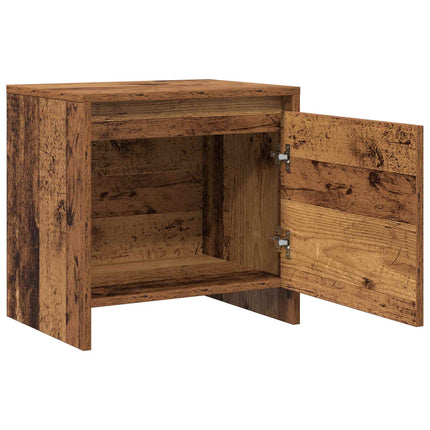 Nattduksbord Gammalt trä 45 x 34 x 44,5 cm Konstruerat trä