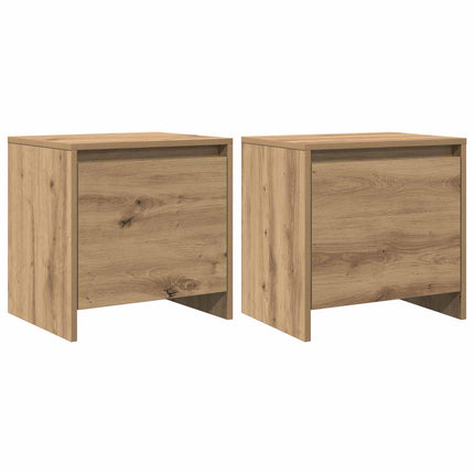 Nattduksbord Artisan Ek 45 x 34 x 44,5 cm Konstruerat trä