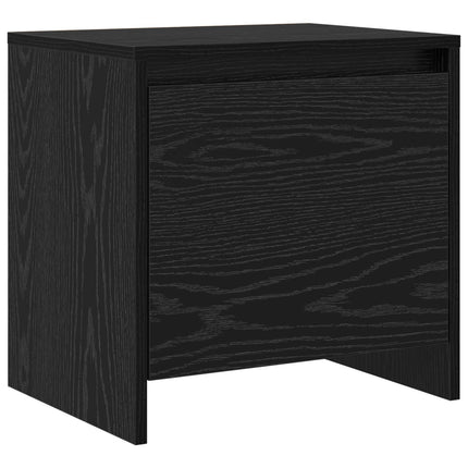 Nattduksbord Svart Ek 45 x 34 x 44,5 cm Konstruerat trä