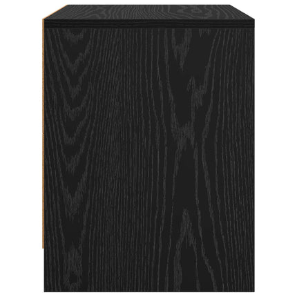 Nattduksbord Svart Ek 45 x 34 x 44,5 cm Konstruerat trä