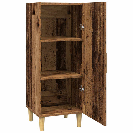Sideboard Gammalt trä 34,5 x 34 x 90 cm Konstruerat trä