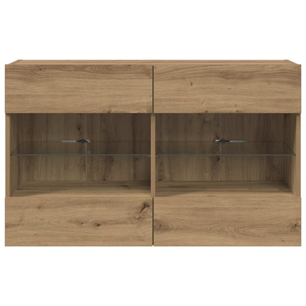 TV Vägghylla Artisan Ek 98,5 x 30 x 60,5 cm Konstruerat trä