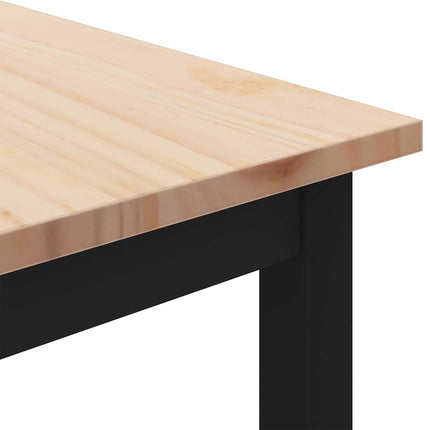 Kaffeebord Naturfärg 40 x 40 x 36 cm Massiv furu