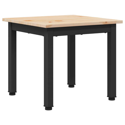 Kaffeebord Naturfärg 40 x 40 x 36 cm Massiv furu