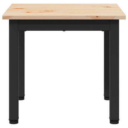 Kaffeebord Naturfärg 40 x 40 x 36 cm Massiv furu
