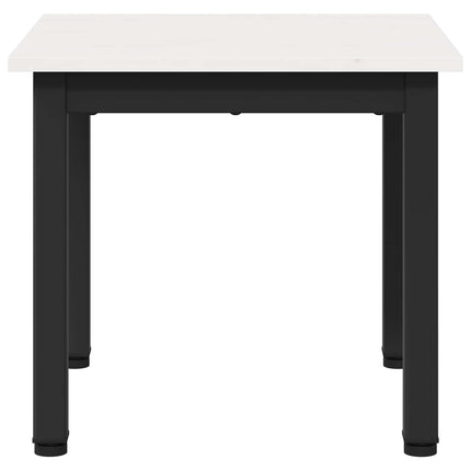 Kaffeebord Vit 40 x 40 x 36 cm Massiv furu