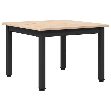 Kaffeebord Naturfärg 50 x 50 x 36 cm Massiv furu
