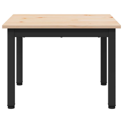 Kaffeebord Naturfärg 50 x 50 x 36 cm Massiv furu