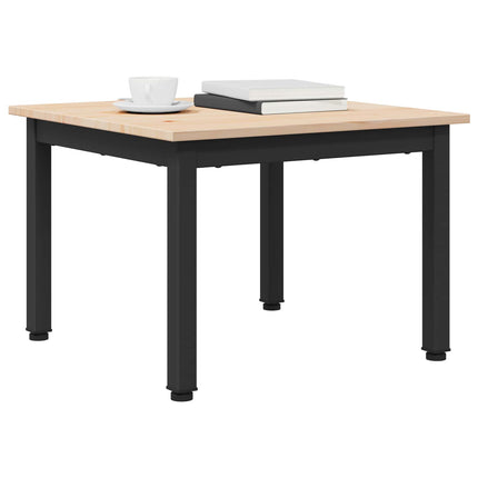Kaffeebord Naturfärg 50 x 50 x 36 cm Massiv furu