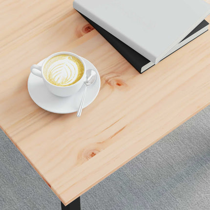 Kaffeebord Naturfärg 60 x 30 x 36 cm Massiv furu
