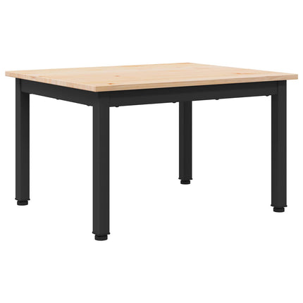 Kaffeebord Naturfärg 60 x 50 x 36 cm Massiv furu