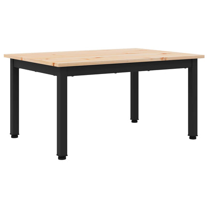 Kaffeebord Naturfärg 70 x 50 x 36 cm Massiv furu