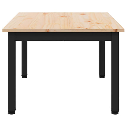Kaffeebord Naturfärg 70 x 50 x 36 cm Massiv furu