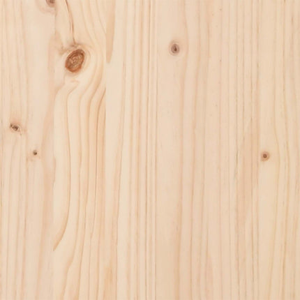 Kaffeebord Naturfärg 80 x 80 x 45 cm Massiv furu