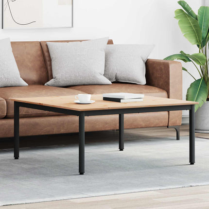 Kaffeebord Naturfärg 100 x 100 x 45 cm Massiv furu