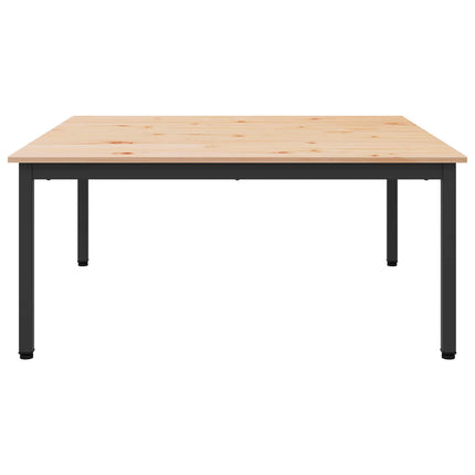 Kaffeebord Naturfärg 100 x 100 x 45 cm Massiv furu