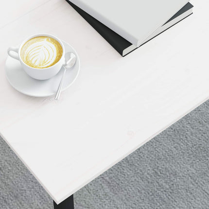 Kaffeebord Vit 100 x 100 x 45 cm Massiv furu