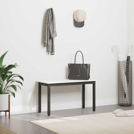 bänk Vit 80 x 35 x 45 cm Massiv furu