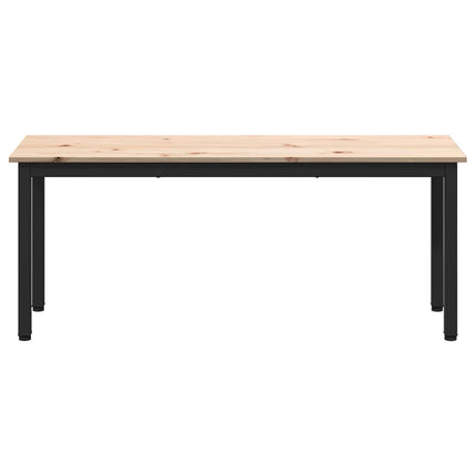 bänk Naturfärg 110 x 35 x 45 cm Massiv furu