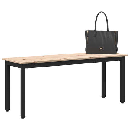 bänk Naturfärg 110 x 35 x 45 cm Massiv furu