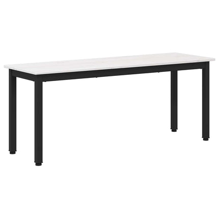 bänk Vit 110 x 35 x 45 cm Massiv furu