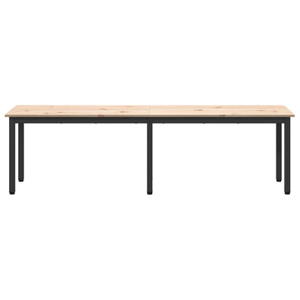 bänk Naturfärg 160 x 35 x 45 cm Massiv furu