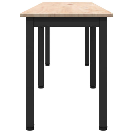 bänk Naturfärg 160 x 35 x 45 cm Massiv furu