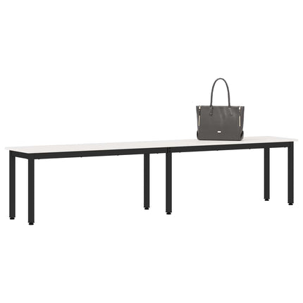 bänk Vit 200 x 35 x 45 cm Massiv furu