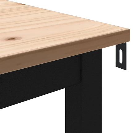 Matbord Naturfärg 70 x 70 x 75 cm Massiv furu