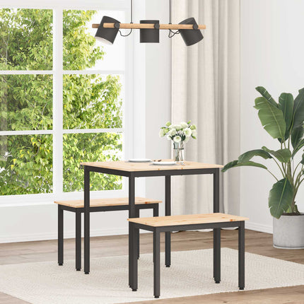 Matbord Naturfärg 70 x 70 x 75 cm Massiv furu