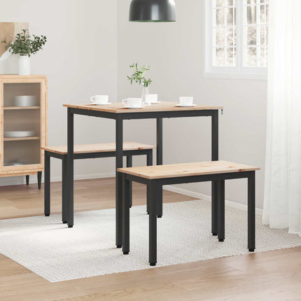 Matbord Naturfärg 70 x 70 x 75 cm Massiv furu