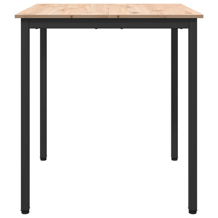 Matbord Naturfärg 70 x 70 x 75 cm Massiv furu