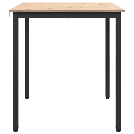 Matbord Naturfärg 70 x 70 x 75 cm Massiv furu