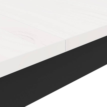 Matbord Vit 70 x 70 x 75 cm Massiv furu