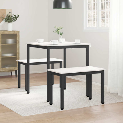 Matbord Vit 70 x 70 x 75 cm Massiv furu