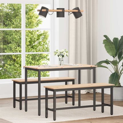 Matbord Naturfärg 110 x 55 x 75 cm Massiv furu