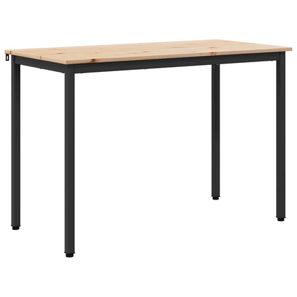 Matbord Naturfärg 110 x 55 x 75 cm Massiv furu