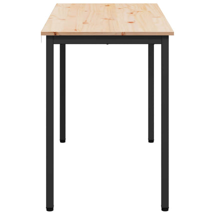 Matbord Naturfärg 110 x 55 x 75 cm Massiv furu