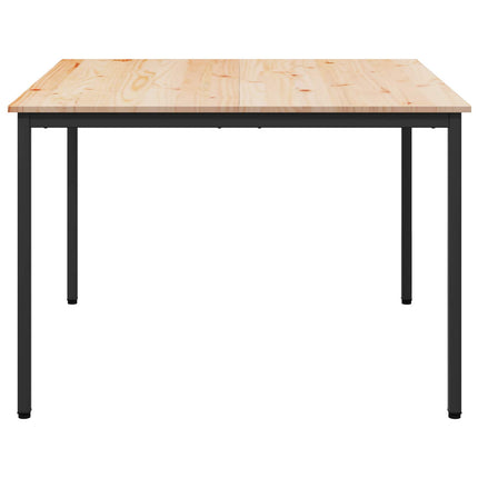 Matbord Naturfärg 110 x 110 x 75 cm Massiv furu