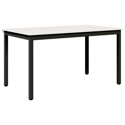 Matbord Vit 140 x 80 x 75 cm Massiv furu