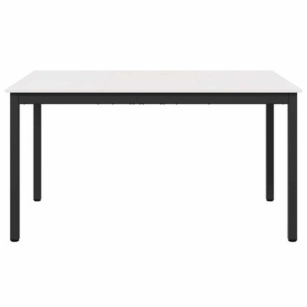 Matbord Vit 150 x 90 x 75 cm Massiv furu