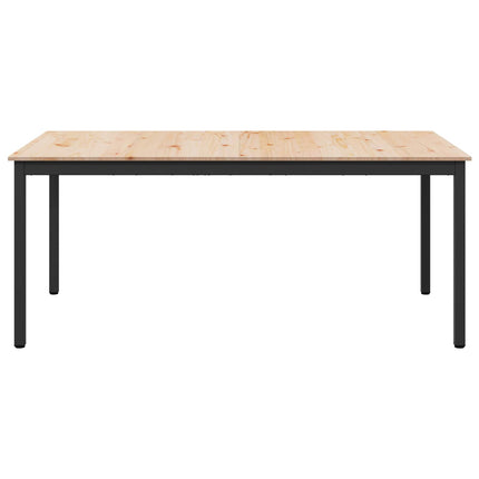 Matbord Naturfärg 180 x 90 x 75 cm Massiv furu
