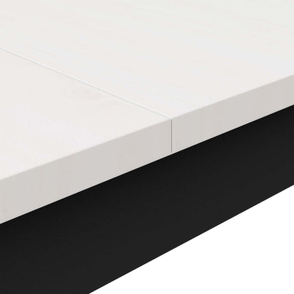 Matbord Vit 180 x 90 x 75 cm Massiv furu